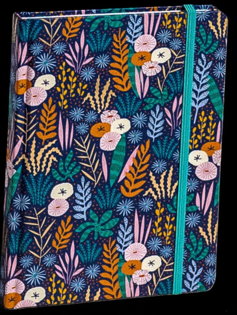 Elizabeth Olwen High Note Collection Purple Floral Hardcover Lined Journal - New